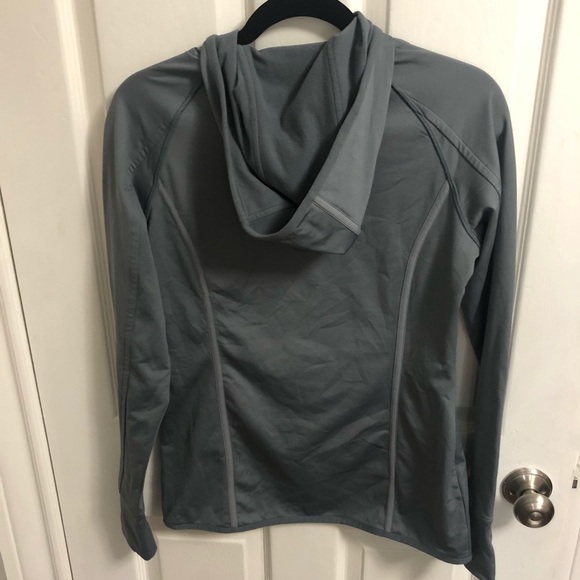 Athleta Gray Plush Tech Running Hoodie Size S - Picture 5 of 7
